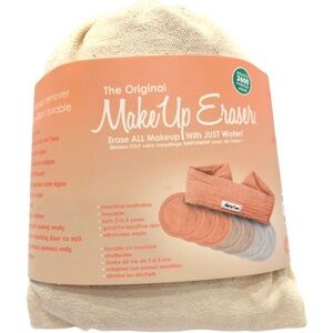 The Original MakeUp Eraser Retired Peachy Clean 7 Day Set, Head Band & Bag New